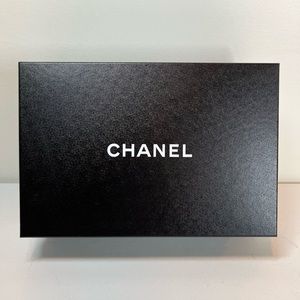 Chanel Empty Box For Shoes Gift Storage Closet Organizer 12" x 8" x 4" w Tissue